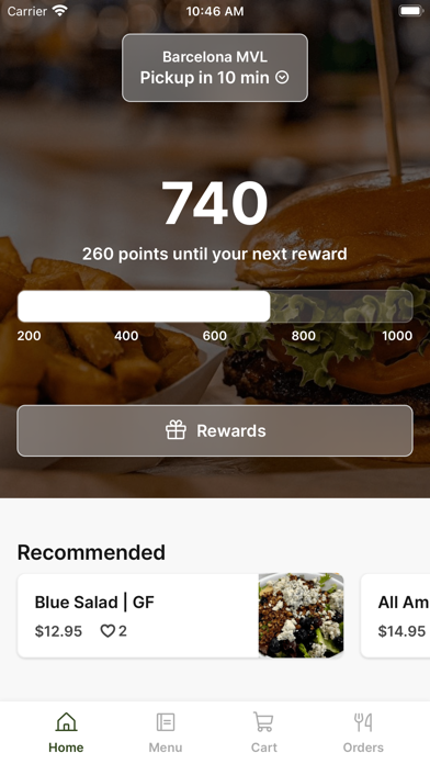 The Barcelona Burger To Go iPhone screenshot 1 - Food & Drink app