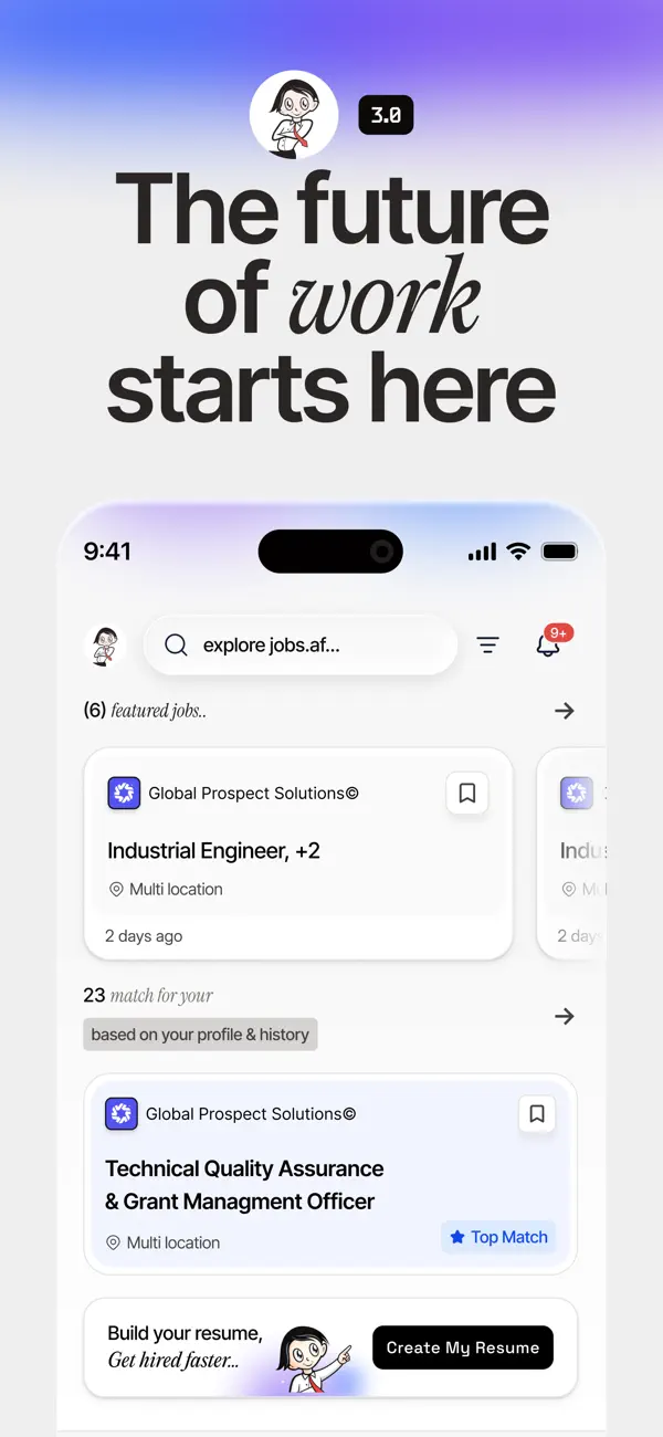 Screenshot #1 pour Jobs.af