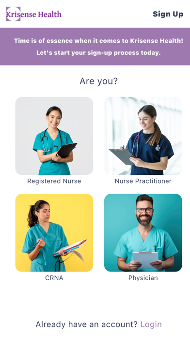 Krisense Health Screenshot