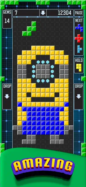 Pentix Nova - Falling Blocks screenshot 3