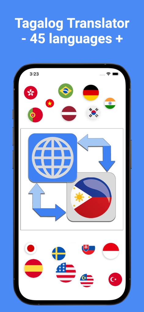Tagalog, Filipino Translator + - Productivity App | MWM