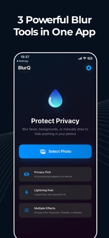 BlurQ: Face Blur Photo & Video screenshot