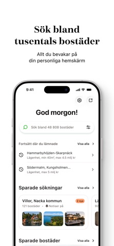 Hemnet – Hitta din drömbostad iPhone screenshot 2