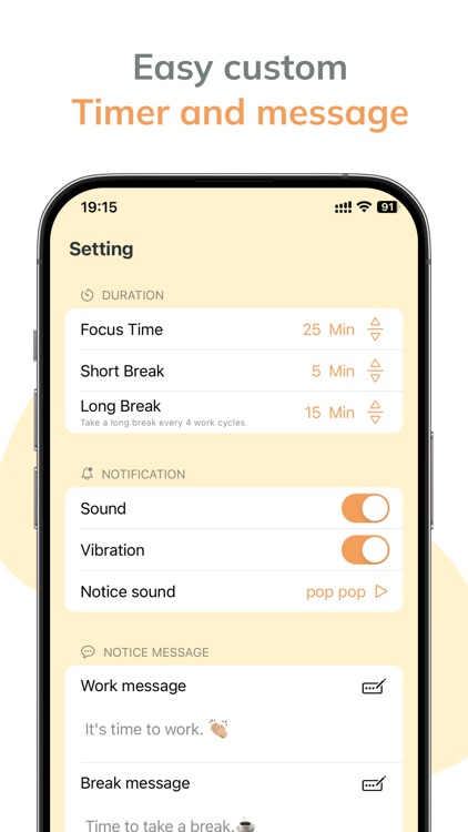 Focusti : pomodoro timer screenshot-4