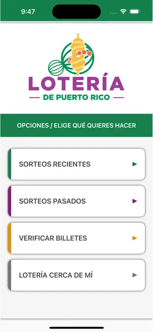 Lotería de Puerto Rico screenshot 1