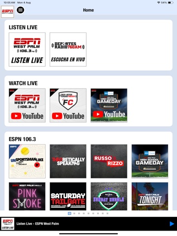 ESPN South Florida iPad screenshot