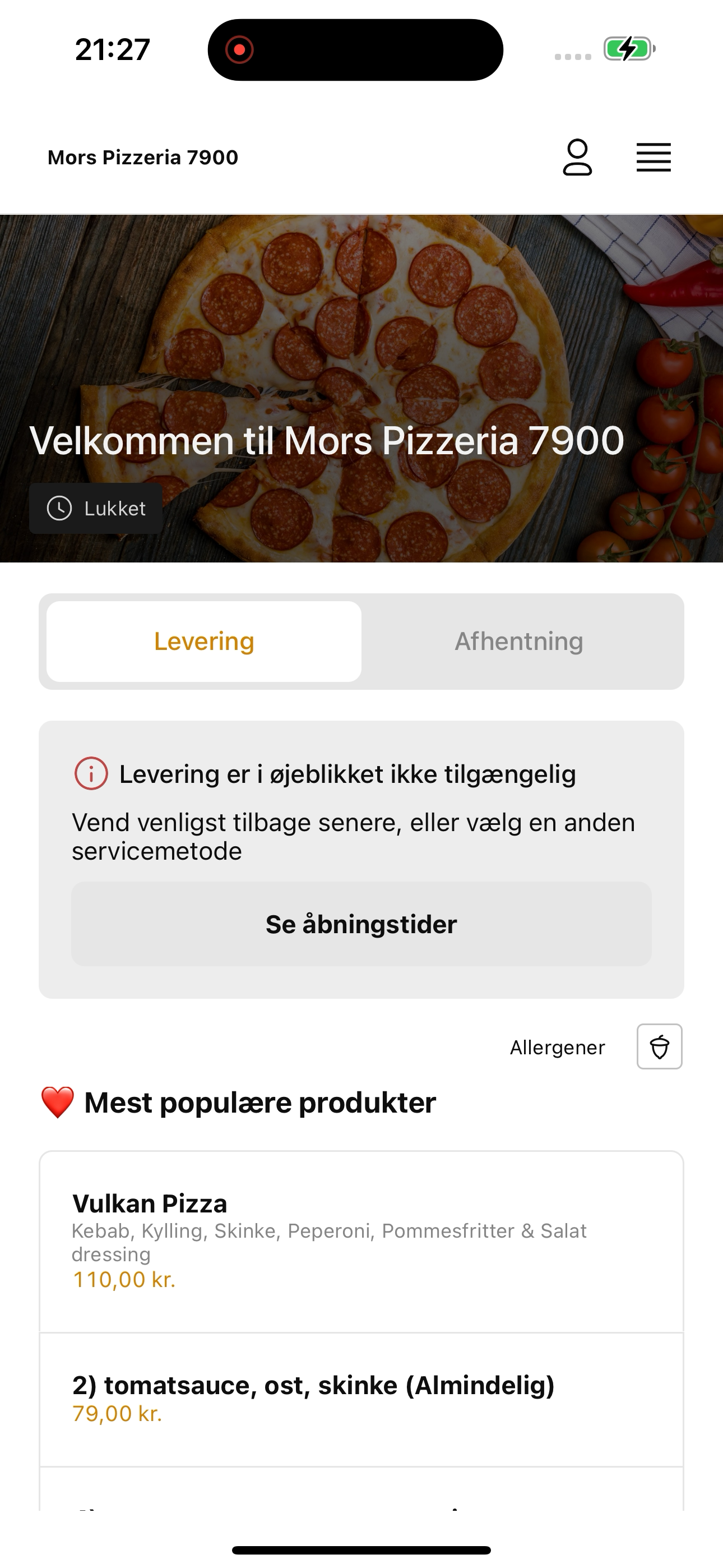 Mors Pizzaria 7900 screenshot 2