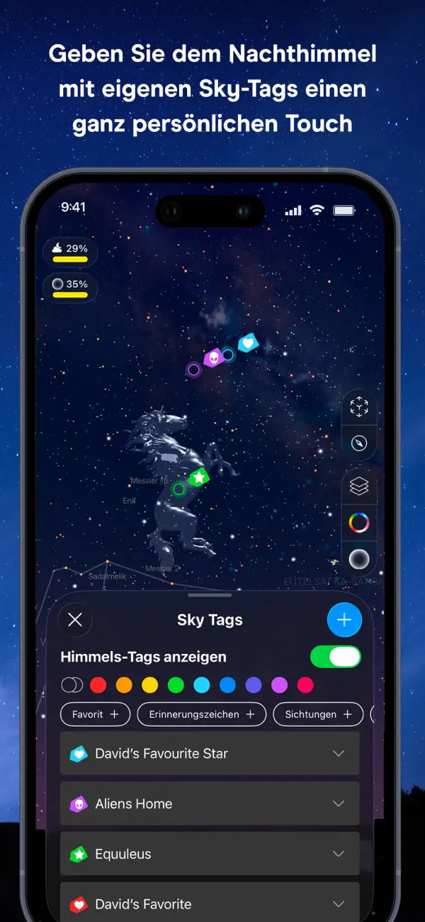 Night Sky iPhone App Screenshot 6 – Nachschlagewerke