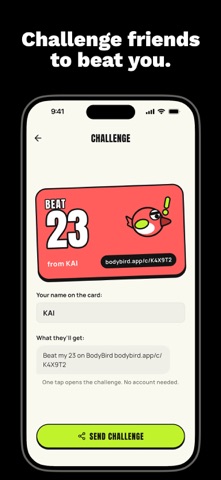 BodyBird: Push Up Game iPhone screenshot
