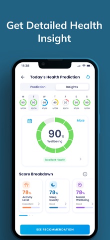 MyHealthCop AI: 360 Wellness iPhone screenshot