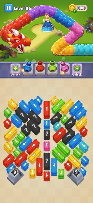 Queen Rescue: Dragon Puzzle screenshot 3