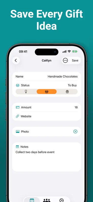 Gift List: Budget Tracker screenshot 5 of 5