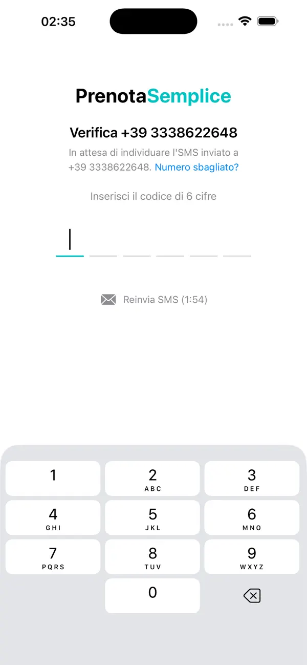 Screenshot #2 pour PrenotaSemplice