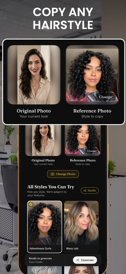 AI Hairstyle Changer - Naee screenshot 2