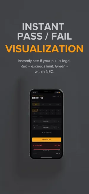 Conduit Fill Pro - Electrician screenshot 3