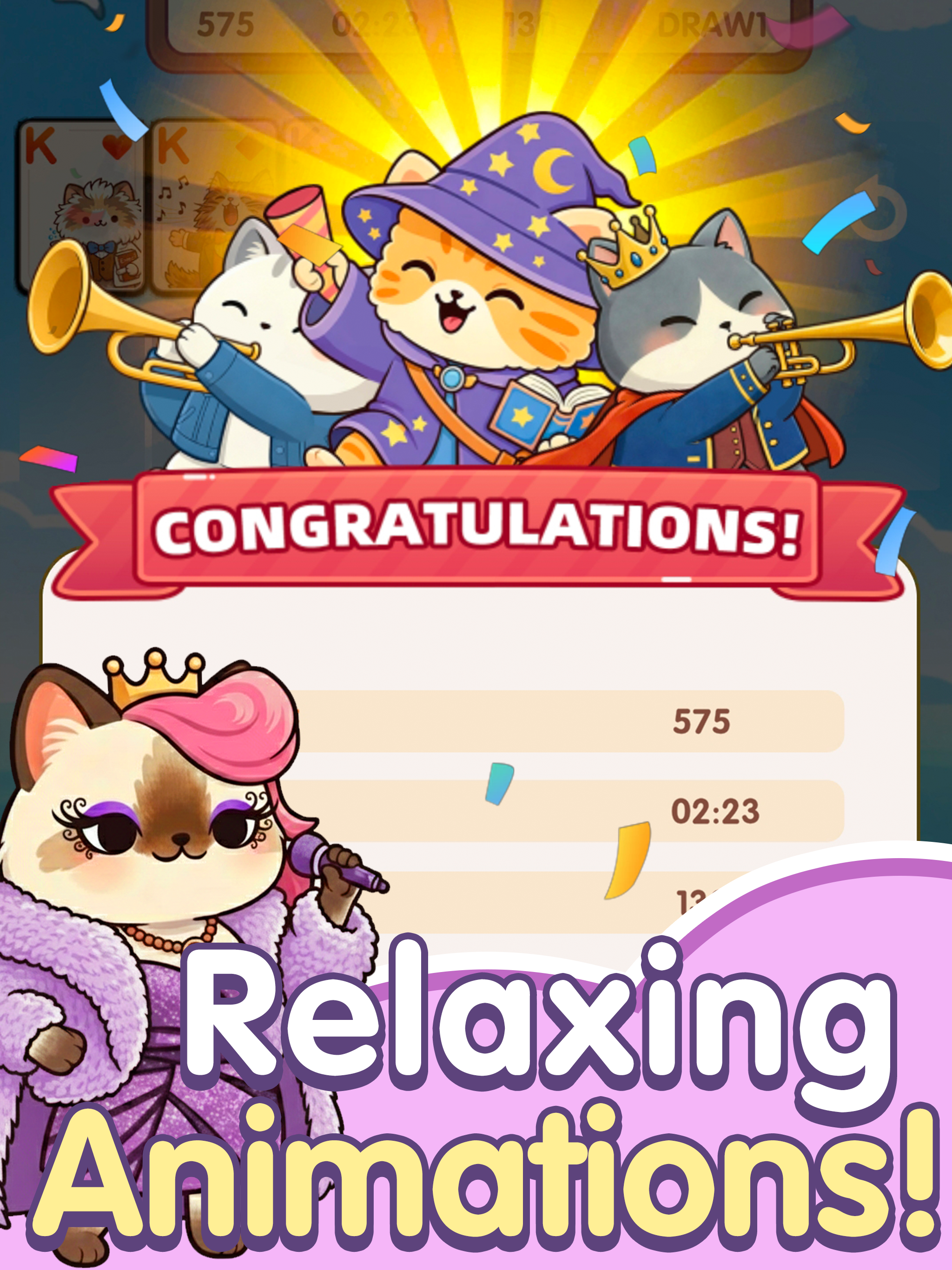 Solitaire Cat Card screenshot 12