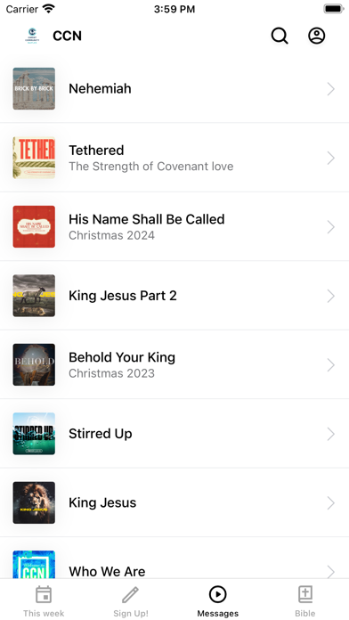Christ Community Naples Screenshot
