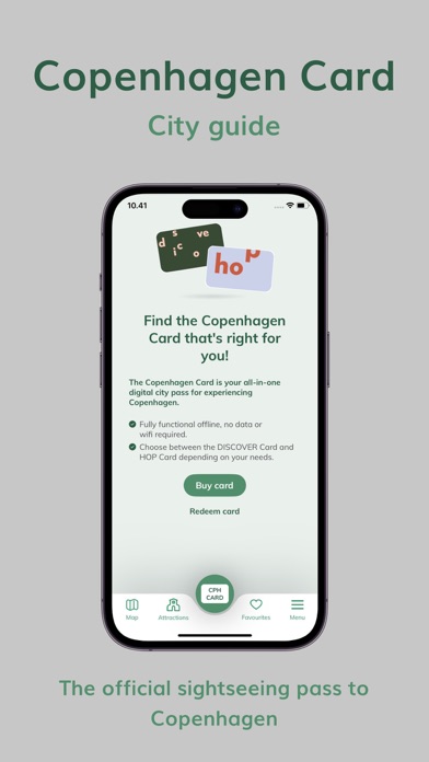 Screenshot #1 pour Copenhagen Card City Guide