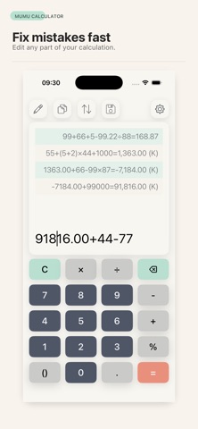 Mumu Calculator Screenshot 1 of 6