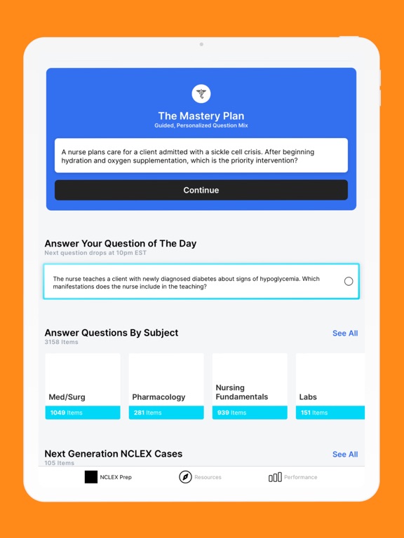 NCLEX PN Mastery Prep - 2026 iPad screenshot 8 - Medical app