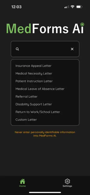 MedForms AI screenshot 1