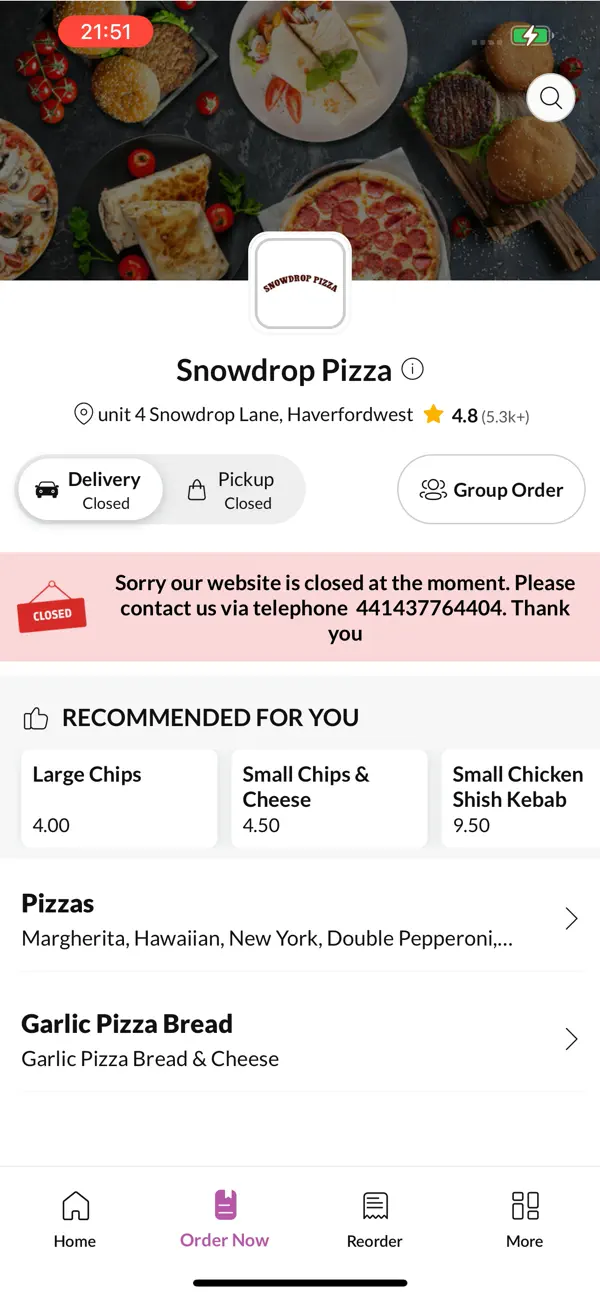 Screenshot #2 pour Snowdrop Pizza Haverfordwest
