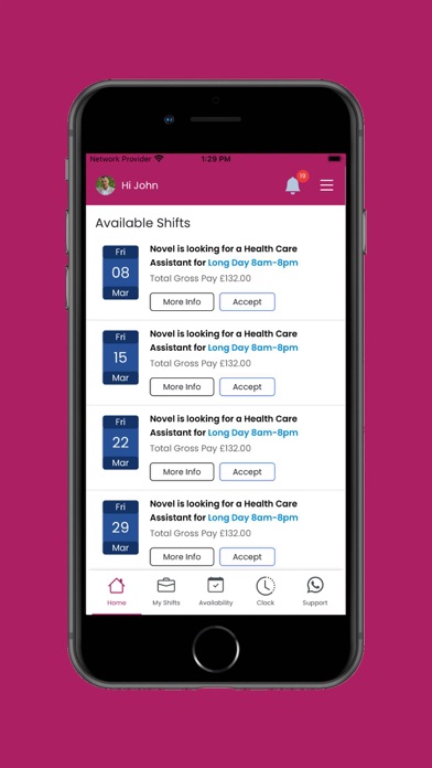 Medigig Healthcare Screenshot