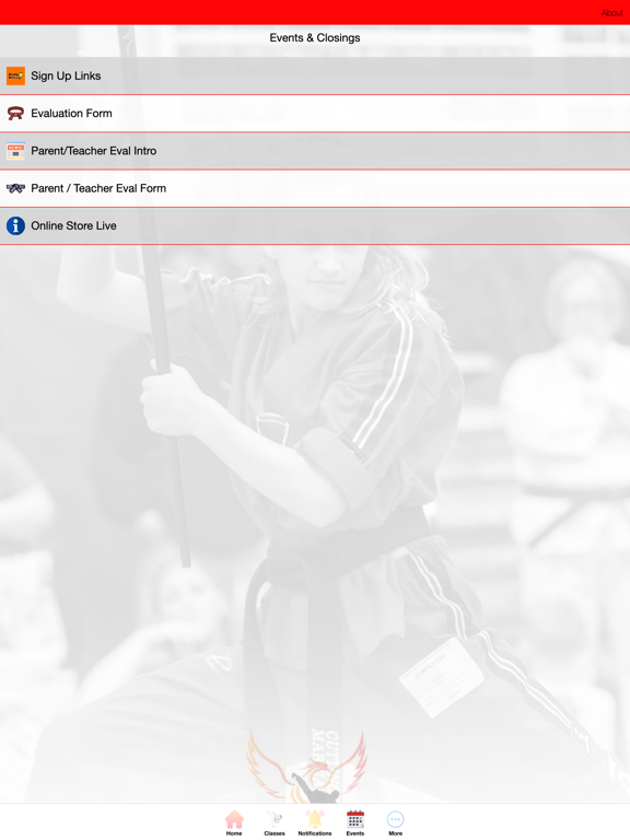 Screenshot #6 pour Rising Phoenix Taekwondo