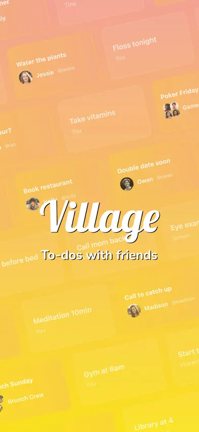 Village To-Dos screenshot 1