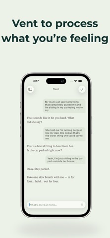 Venty - Emotional Support iPhone screenshot