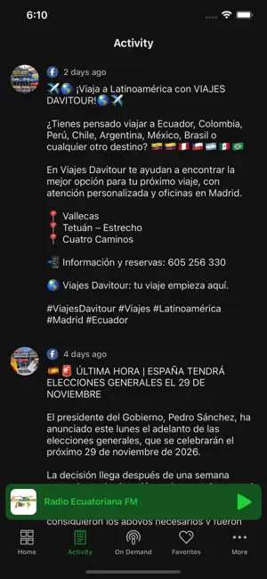Radio Ecuatoriana FM screenshot 2