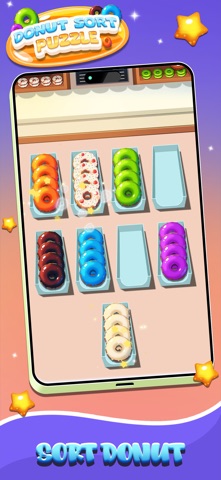 Donut Sort Puzzle Screenshot 10 of 10