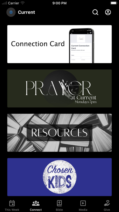 Current Church Screenshot