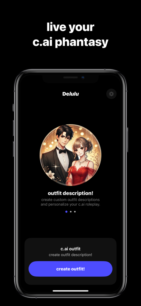 Delulu AI: Customize C.ai Bots screenshot 1