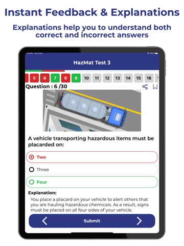 Illinois CDL Practice Test iPad screenshot