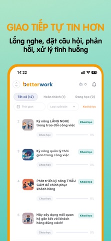 Betterwork Learning Platform screenshot