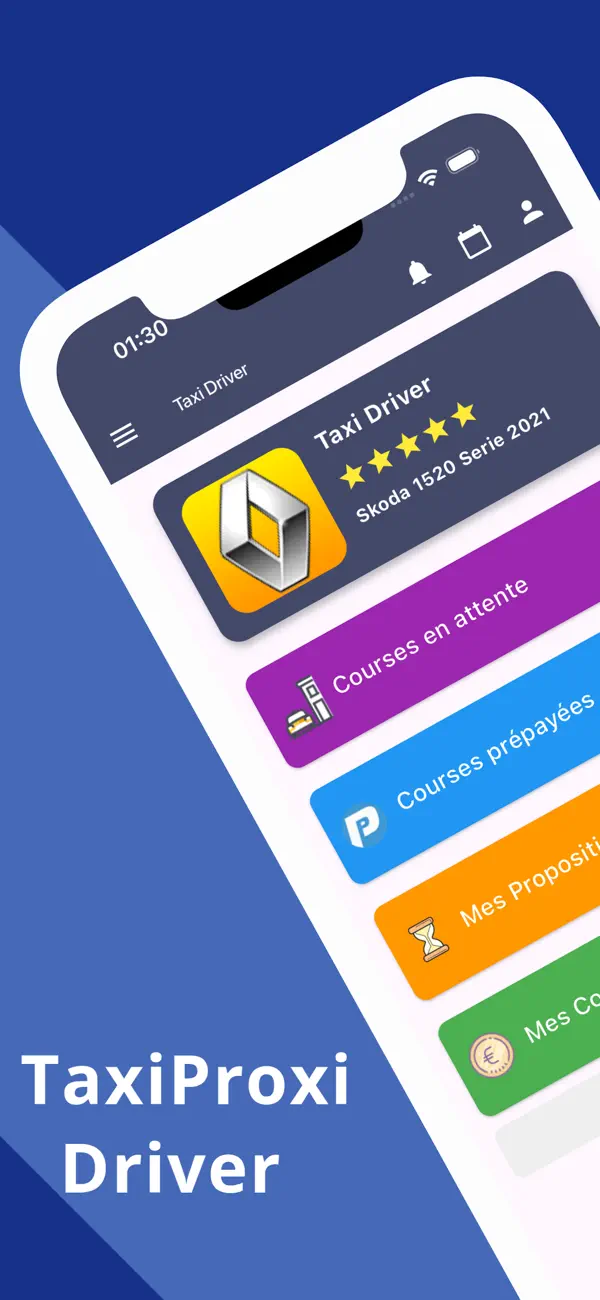 Screenshot #1 pour Taxi Proxi Driver