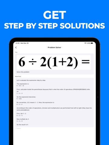 Math Solver: MathFella iPad screenshot