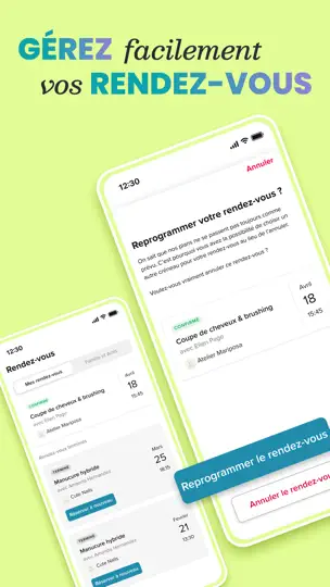 Capture d'écran de Booksy Pour Clients sur iPhone 5