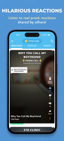 Prank Caller - Phone Dial App iPhone screenshot
