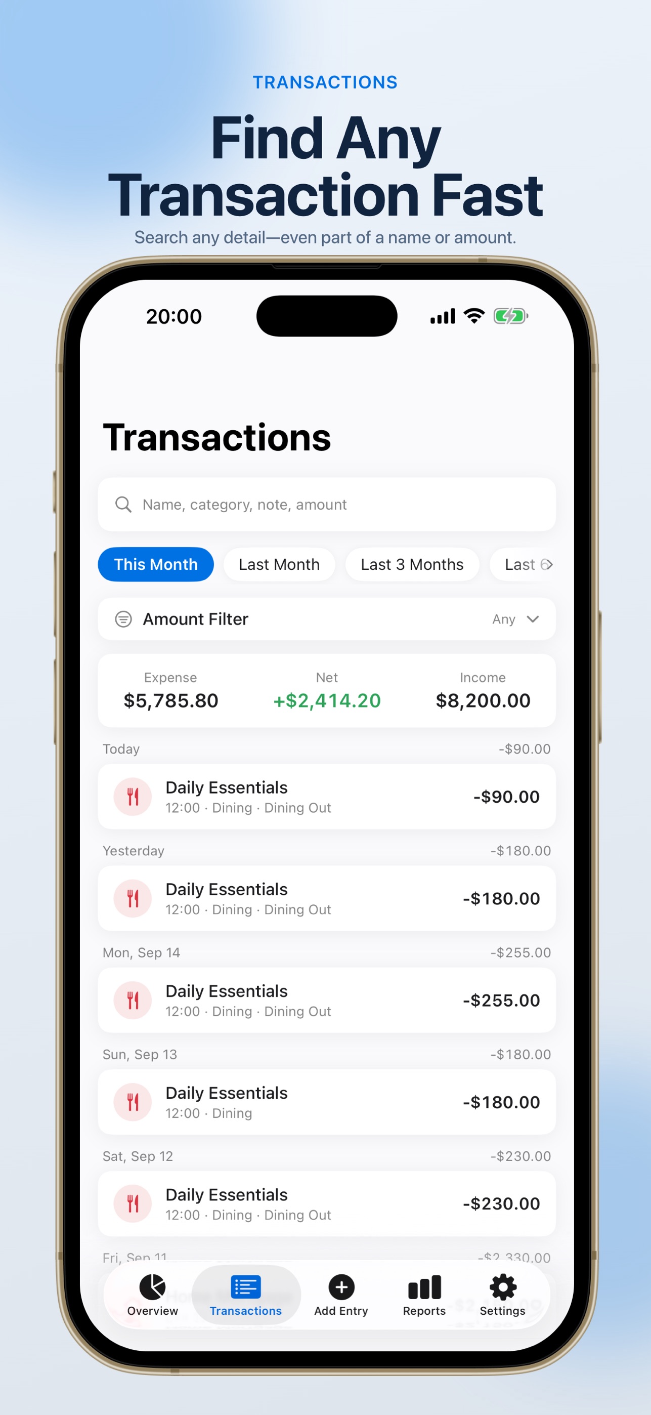 Screenshot 5 of Clear Bill Planner: Plan Ahead