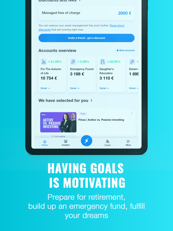 Screenshot #6 pour Finax: Invest Money in ETFs