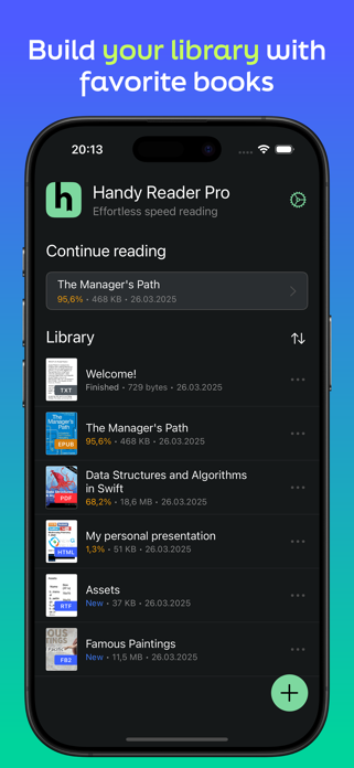 Handy Reader - Speed Reading Screenshot 2 of 4