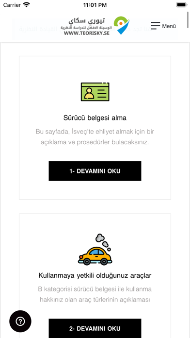 Teori På Turkiska - körkort B Screenshot