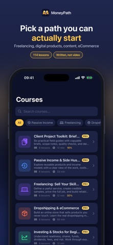 MoneyPath: Side Hustle Ideas Screenshot 2 of 6