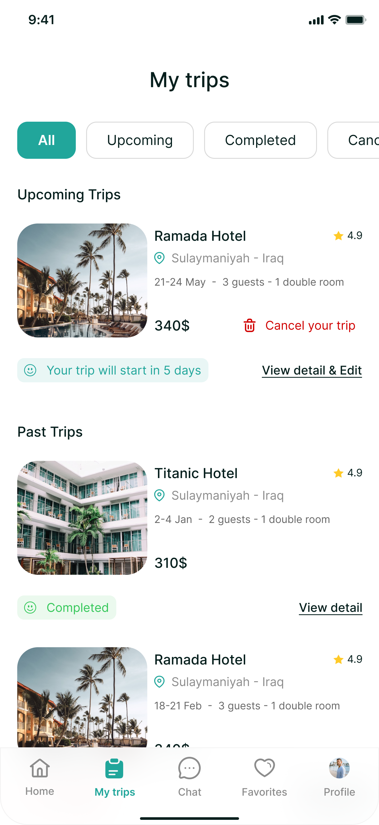 IQ Booking screenshot 4