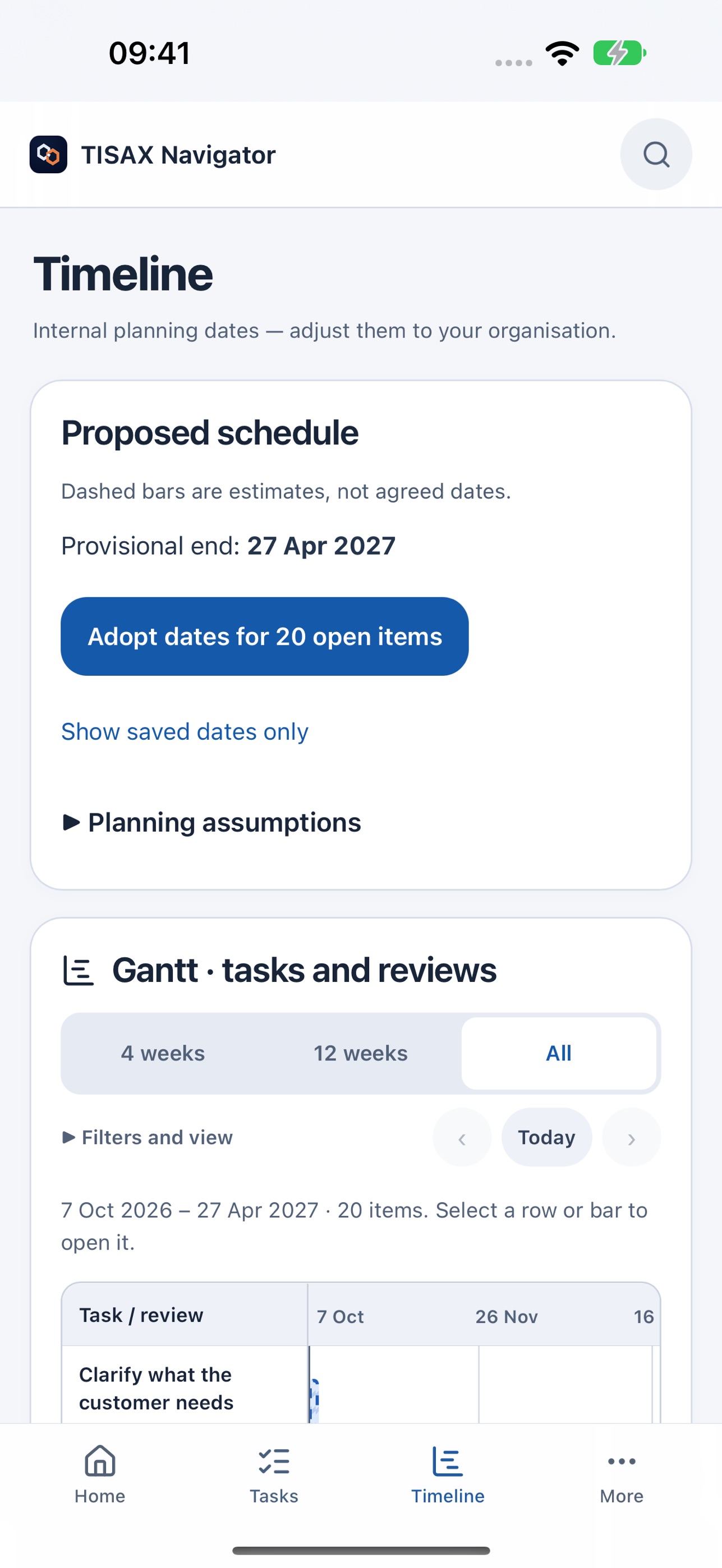 Screenshot 3 of TISAX Navigator