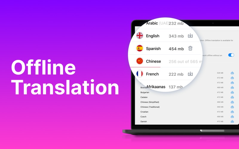 Lingvanex Translator. Screenshot 2 of 6