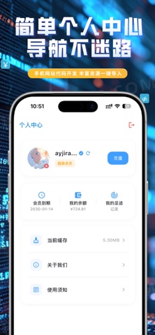 Web Code screenshot