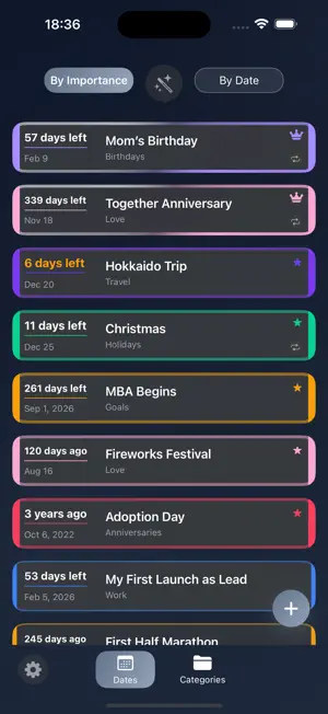 Momento: Anniversary Countdown screenshot 1